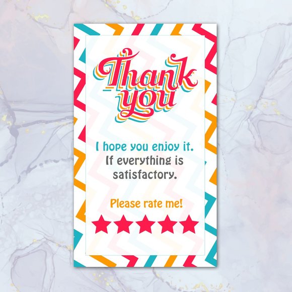 100 Thank You Cards - Picture 2 of 8